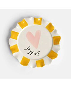 Caroline Gardner Joyful Heart Ceramic Plate